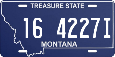 MT license plate 164227I