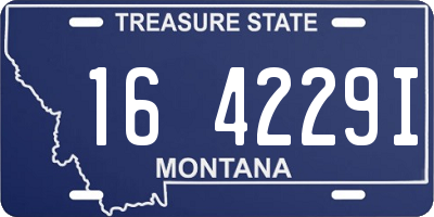 MT license plate 164229I