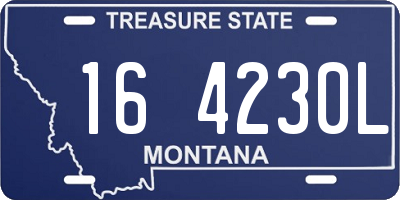 MT license plate 164230L