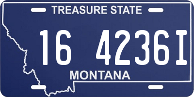 MT license plate 164236I
