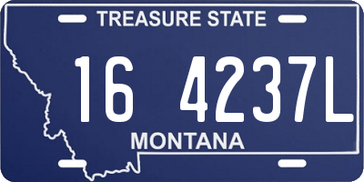 MT license plate 164237L