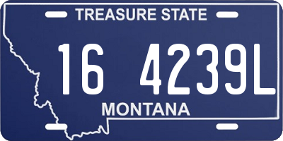 MT license plate 164239L