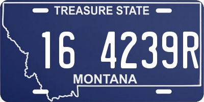 MT license plate 164239R