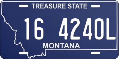 MT license plate 164240L