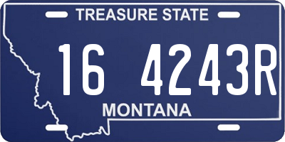 MT license plate 164243R