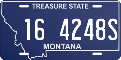 MT license plate 164248S