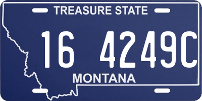 MT license plate 164249C