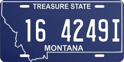 MT license plate 164249I