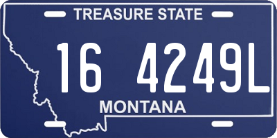 MT license plate 164249L