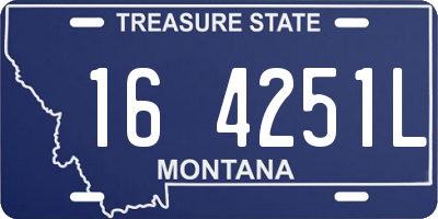 MT license plate 164251L
