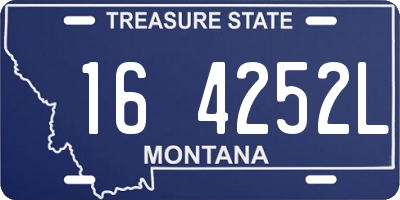 MT license plate 164252L