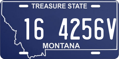 MT license plate 164256V
