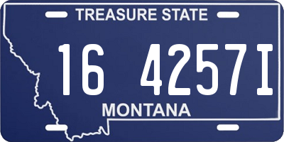 MT license plate 164257I