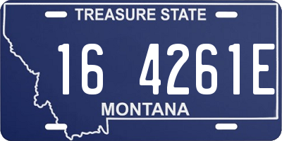 MT license plate 164261E