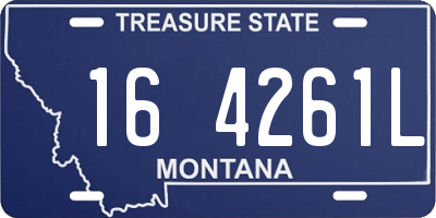 MT license plate 164261L