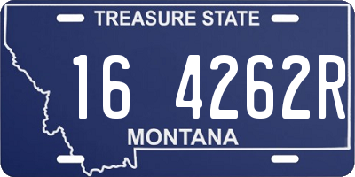 MT license plate 164262R