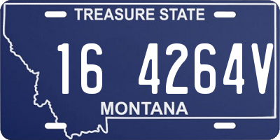 MT license plate 164264V
