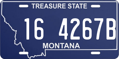 MT license plate 164267B