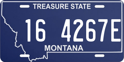 MT license plate 164267E