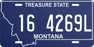 MT license plate 164269L