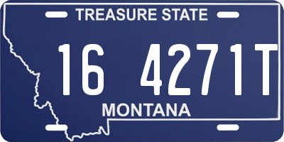MT license plate 164271T