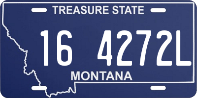 MT license plate 164272L