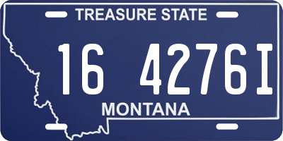 MT license plate 164276I