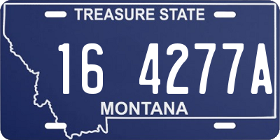 MT license plate 164277A