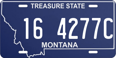 MT license plate 164277C