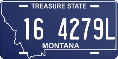 MT license plate 164279L