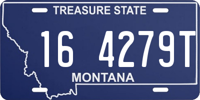 MT license plate 164279T