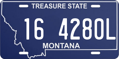 MT license plate 164280L