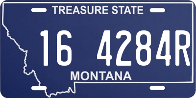 MT license plate 164284R