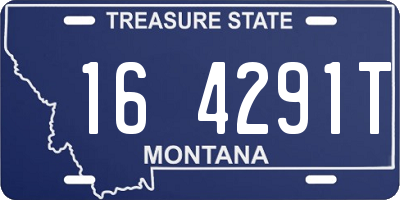 MT license plate 164291T