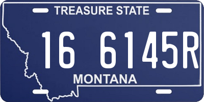 MT license plate 166145R