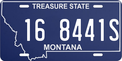 MT license plate 168441S