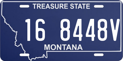MT license plate 168448V