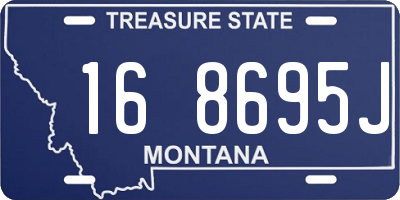 MT license plate 168695J