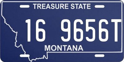 MT license plate 169656T