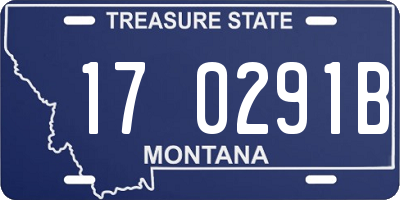 MT license plate 170291B