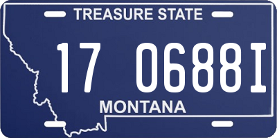 MT license plate 170688I
