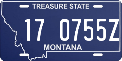 MT license plate 170755Z