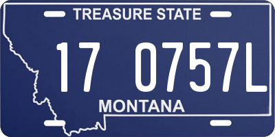 MT license plate 170757L