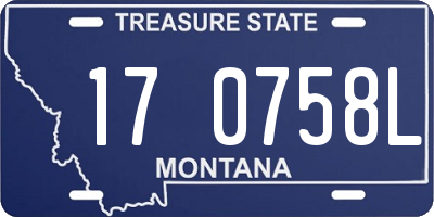 MT license plate 170758L