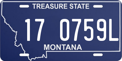 MT license plate 170759L