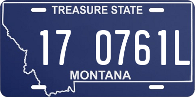 MT license plate 170761L