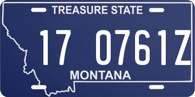 MT license plate 170761Z