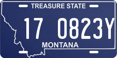 MT license plate 170823Y