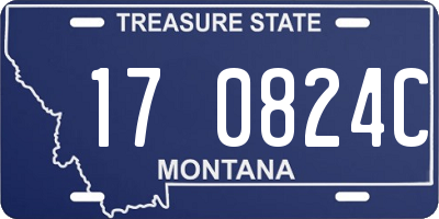 MT license plate 170824C
