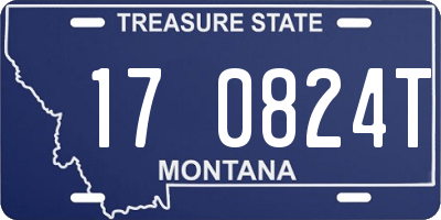 MT license plate 170824T